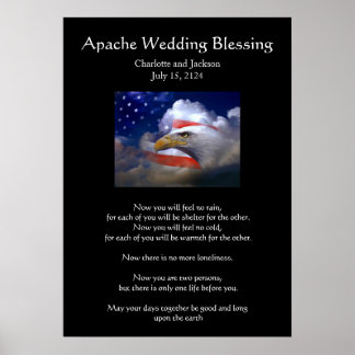 Apache Wedding Sessing Eagle Poster