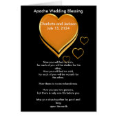 Apache Wedding Sessing Gold Hearts (Vorne)