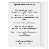 Apache Wedding Sessing IndianChief (Innen (Links))