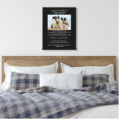 Apache Wedding Sessing Pinguine Leinwanddruck (Insitu (Schlafzimmer))