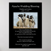Apache Wedding Sessing Pinguine Poster (Vorne)