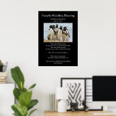 Apache Wedding Sessing Pinguine Poster (Heimbüro)