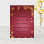 Apache Wedding Sessing Red Karte (Gelbe Blume)