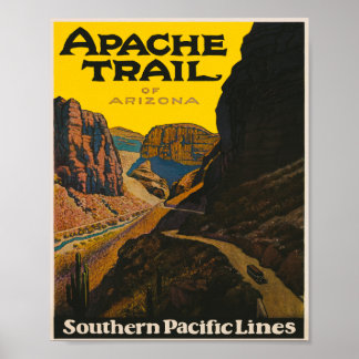 Apache Zug nach Arizona Poster