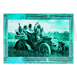 APACHEN & GERONIMO FAHREN AUTO Am Vatertag