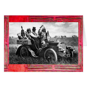 APACHEN & GERONIMO FAHREN AUTO Am Vatertag
