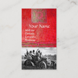 APACHEN UND GERONIMO BEIM FAHREN EINES MOTORWAGENS VISITENKARTE