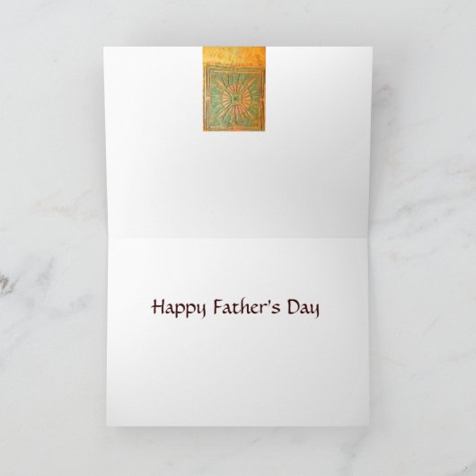 APACHES & GERONIMO FAHRRADFAHRZEUGKRAFTFAHRT Vater Karte (Innenseite)