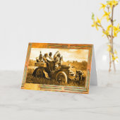 APACHES & GERONIMO FAHRRADFAHRZEUGKRAFTFAHRT Vater Karte (Gelbe Blume)