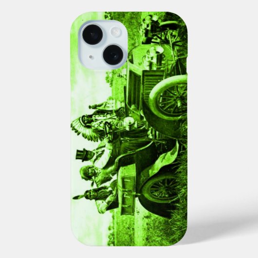 APACHES UND GERONIMO FAHREN MIT EINEM KRAFTFAHRZEU Case-Mate iPhone HÜLLE (Rückseite)