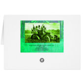 APACHES UND GERONIMO FAHREN MIT EINEM KRAFTWAGEN (Rückseite Horizontal)