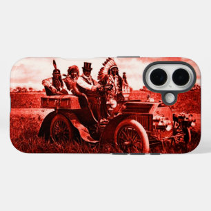 APACHES UND GERONIMO FAHREN MIT EINEM KRAFTWAGEN iPhone 16 HÜLLE