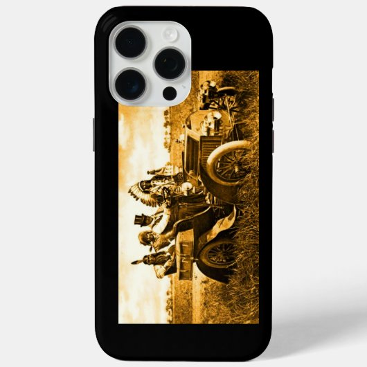 APACHES UND GERONIMO FAHREN MIT EINEM KRAFTWAGEN Case-Mate iPhone HÜLLE (Rückseite)