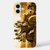 APACHES UND GERONIMO FAHREN MIT EINEM KRAFTWAGEN Case-Mate iPhone HÜLLE (Rückseite)