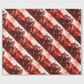 APACHES UND GERONIMO FAHREN MIT EINEM KRAFTWAGEN GESCHENKPAPIER (Flach)