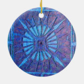 APACHES UND GERONIMO FAHREN MIT EINEM KRAFTWAGEN KERAMIKORNAMENT (Hinten)