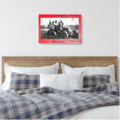 APACHES UND GERONIMO FAHREN MIT EINEM KRAFTWAGEN LEINWANDDRUCK (Insitu (Schlafzimmer))