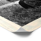 APACHES UND GERONIMO FAHREN MIT EINEM KRAFTWAGEN POSTER (Ecke)