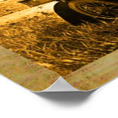 APACHES UND GERONIMO FAHREN MIT EINEM KRAFTWAGEN POSTER (Ecke)