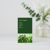 APACHES UND GERONIMO FAHREN MIT EINEM KRAFTWAGEN VISITENKARTE (Stehend Vorderseite)