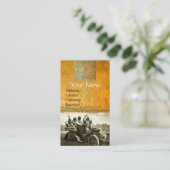 APACHES UND GERONIMO FAHREN MIT EINEM KRAFTWAGEN VISITENKARTE (Stehend Vorderseite)