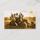 APACHES UND GERONIMO MIT EINEM MOTORAUTO, Monogram Visitenkarte (Rückseite)