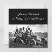 APACHES UND GERONIMO MIT KRAFTFAHRZEUG, Champagner Einladung (Vorderseite)