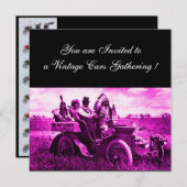 APACHES UND GERONIMO MIT KRAFTFAHRZEUG, Champagner Einladung (Vorne/Hinten)