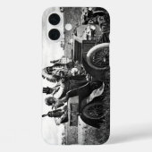 APACHS UND GERONIMO-FAHRZEUG Schwarz-weiß Case-Mate iPhone Hülle (Rückseite)