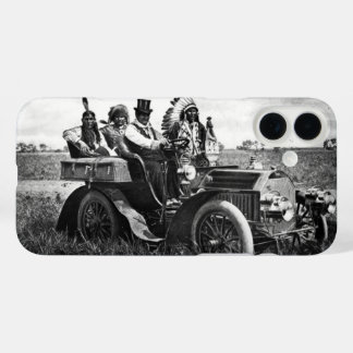 APACHS UND GERONIMO-FAHRZEUG Schwarz-weiß iPhone 16 Plus Hülle