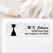 APAL: Schwarze Katzenunterlage benutzerdefiniert (Insitu)