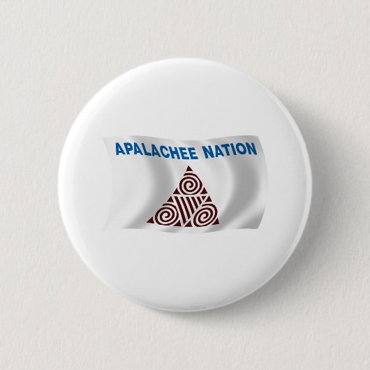 Apalachee-Nation-Fahne-Button Button (Vorderseite)