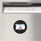 Apalachee-Nation-Fahnenmagnet Magnet (In Situ (Geschirrspüler))