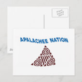 Apalachee Nation Flag Postkarte (Vorne/Hinten)
