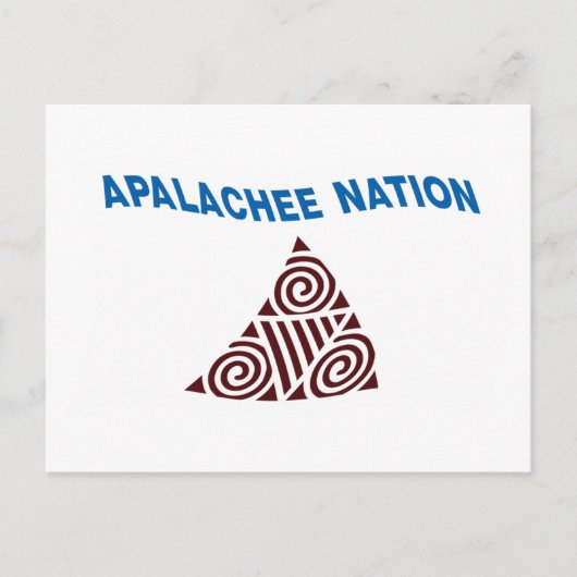 Apalachee Nation Flag Postkarte (Vorderseite)