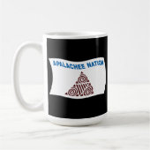 Apalachee-Nation-Flag-Tasse Kaffeetasse (Links)