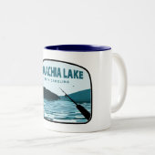 Apalachia Lake North Carolina Angelplatz Zweifarbige Tasse (VorderseiteRechts)