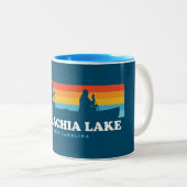 Apalachia Lake North Carolina Canoe Zweifarbige Tasse (VorderseiteRechts)