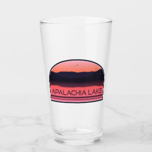 Apalachia Lake North Carolina Red Sunrise Glas