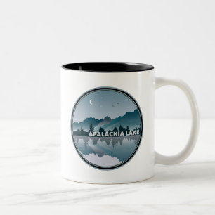 Apalachia Lake North Carolina Reflektion Zweifarbige Tasse