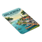 Apalachicola Florida Magnet (Rechte Seite)