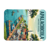 Apalachicola Florida Magnet (Horizontal)