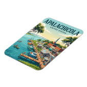 Apalachicola Florida Magnet (Linke Seite)