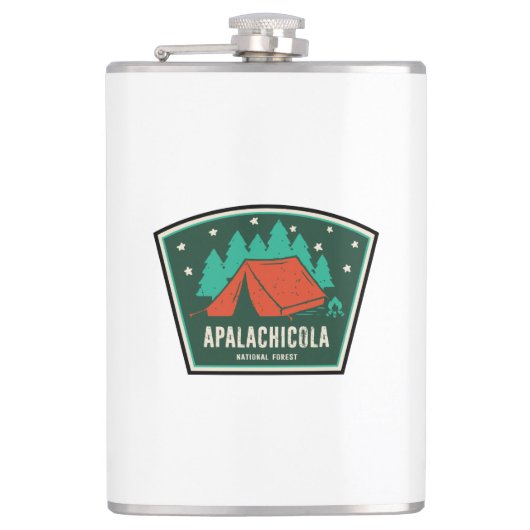 Apalachicola National Forest Camping Flachmann (Vorderseite)