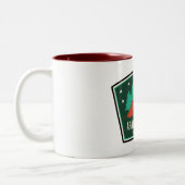 Apalachicola National Forest Camping Zweifarbige Tasse (Links)