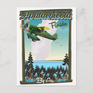 Apalachicola National Forest Florida Flugposter Postkarte