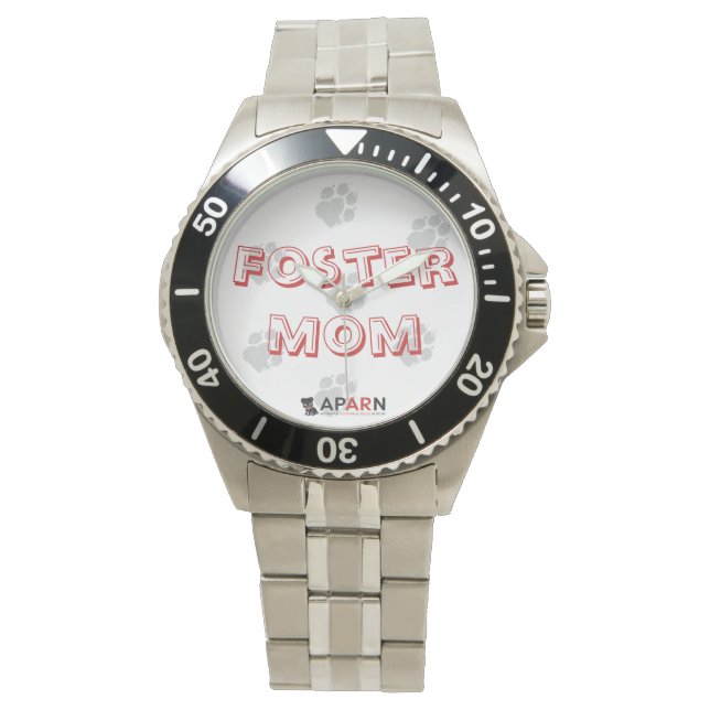 APARN Foster Mama Classic Stainless Steel Watch Armbanduhr (Vorderseite)