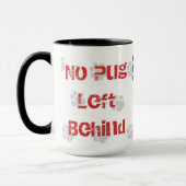 APARN kein Mops verlassen hinter Schwarzem 15 Tasse (Links)