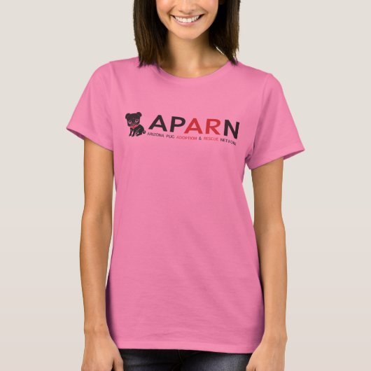 APARN-Logo Frauenfarbener Krawatte-Cyclone-T - Shi T-Shirt (Vorderseite)