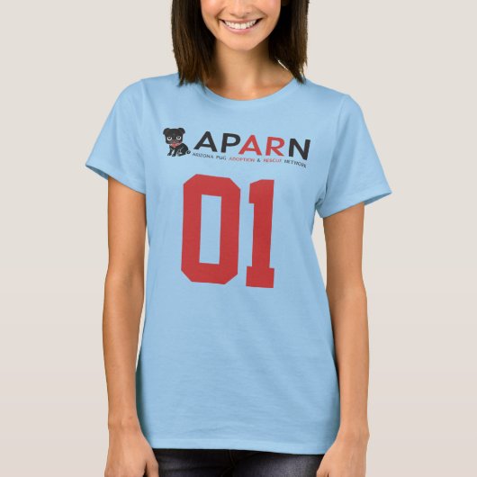 APARN-Logo Frauenfußball-T - Shirt (Vorderseite)